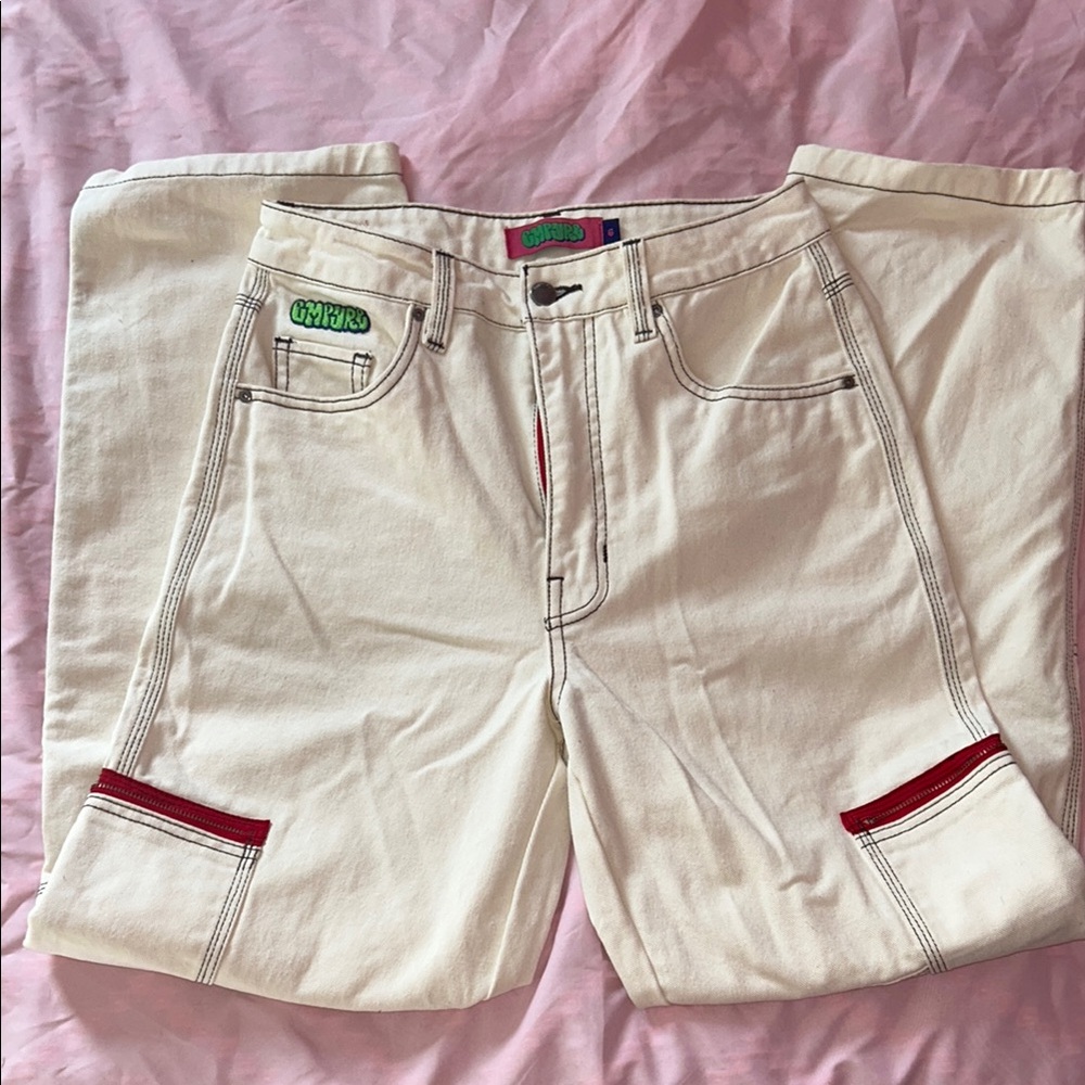 EMPYRE Cream cargo Jeans